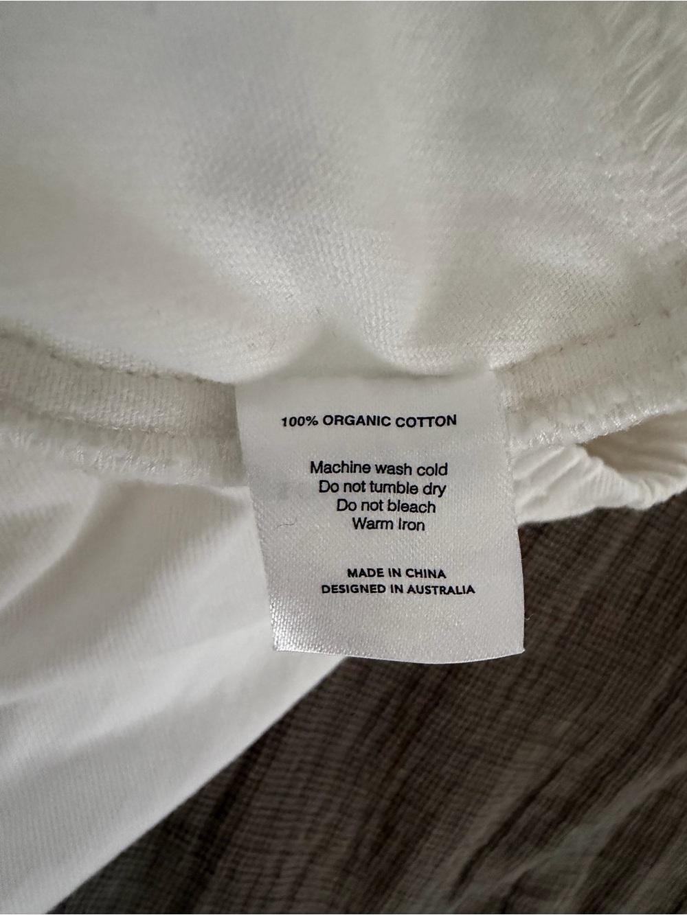 Square Pocket Straight-Leg Pants — White - Picture 9 of 9